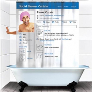 Facebook浴簾