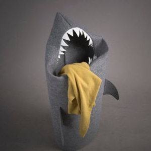 賣萌的鯊魚洗衣筐