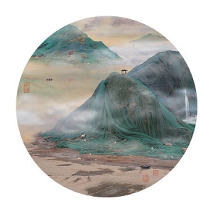 “變廢為寶“之垃圾山古典畫
