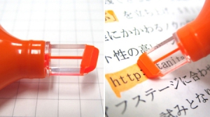 透明筆頭的記號筆