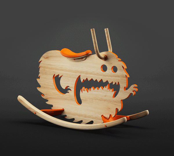 怪獸搖椅